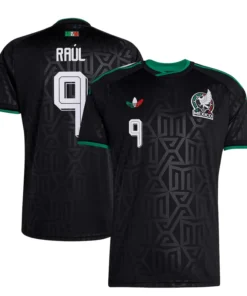 Raúl Jiménez Mexico National Team Adidas 2026 Third Black Jersey