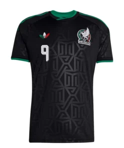 Raúl Jiménez Mexico National Team Adidas 2026 Third Black Jersey - Image 3