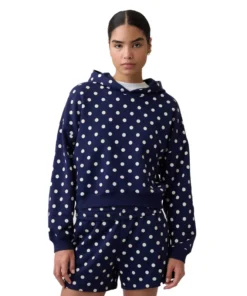 Alternative view of Gap Polka Dot Navy Hoodie