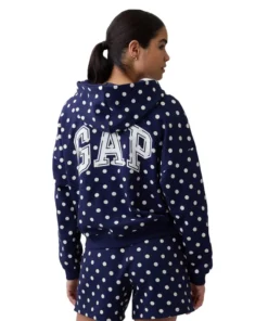 Gap Polka Dot Navy Hoodie - Image 3