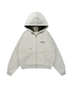 YoungLA x Looney Tunes Plaid Zip-Up Hoodie - Image 3