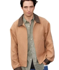Robert Pattinson The Odyssey London Premier Brown Jacket