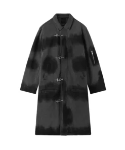 Shinzo Shige Canvas Clasp Trench Coat