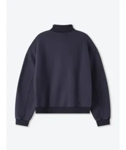 Alternative view of Shinzo Washed Lavender Jersey Turtleneck Sweater