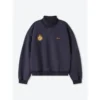 Shinzo Washed Lavender Jersey Turtleneck Sweater