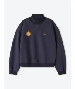 Shinzo Washed Lavender Jersey Turtleneck Sweater