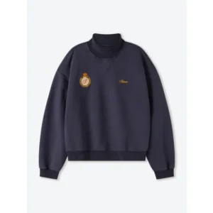 Shinzo Washed Lavender Jersey Turtleneck Sweater