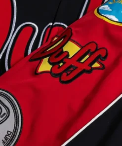 The Simpsons x Shoe Palace Duff Man Racing Jacket - Image 4