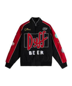 The Simpsons x Shoe Palace Duff Man Racing Jacket