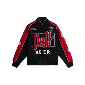 The Simpsons x Shoe Palace Duff Man Racing Jacket