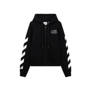 L/AB Core Diagonal Zip Hoodie