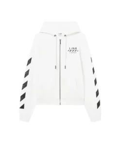 L/AB Core Diagonal Zip Hoodie - Image 4