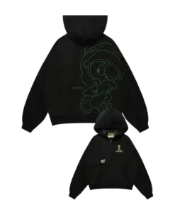 YoungLA x Looney Tunes Plaid Zip-Up Hoodie - Image 6