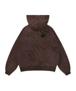 YoungLA x Looney Tunes Plaid Zip-Up Hoodie - Image 9