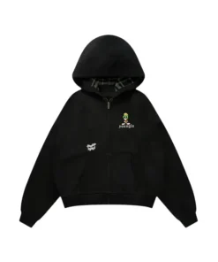 YoungLA x Looney Tunes Plaid Zip-Up Hoodie - Image 5