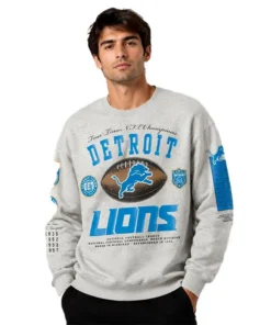 Abercrombie 2026 Detroit Lions Crew Sweatshirt - Image 4