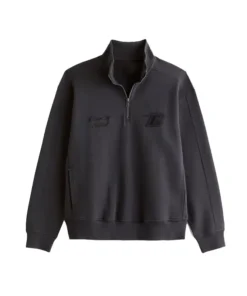 Alternative view of Baltimore Ravens Abercrombie & Fitch Half-Zip Sweatshirt
