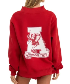 2026 Parke x ’47 Alabama Red Graphic Mockneck Sweatshirt - Image 3