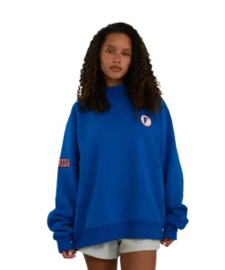 Alternative view of 2026 Parke x ’47 Florida Blue Graphic Mockneck Sweatshirt