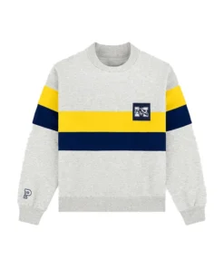 2026 Parke x ’47 Michigan Grey Graphic Mockneck Sweatshirt