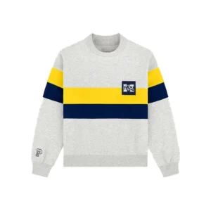 2026 Parke x ’47 Michigan Grey Graphic Mockneck Sweatshirt