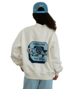 Alternative view of 2026 Parke x ’47 North Carolina Cream Graphic Mockneck Sweatshirt