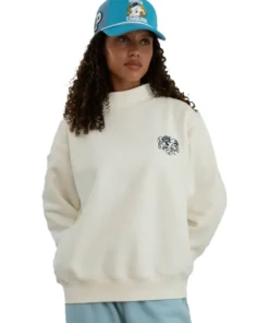 2026 Parke x ’47 North Carolina Cream Graphic Mockneck Sweatshirt