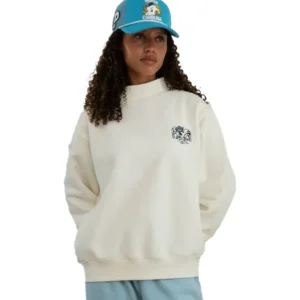 2026 Parke x ’47 North Carolina Cream Graphic Mockneck Sweatshirt