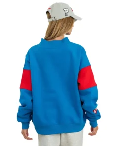 2026 Parke x ’47 Ole Miss Dark Blue Graphic Mockneck Sweatshirt - Image 3