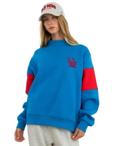 Alternative view of 2026 Parke x ’47 Ole Miss Dark Blue Graphic Mockneck Sweatshirt