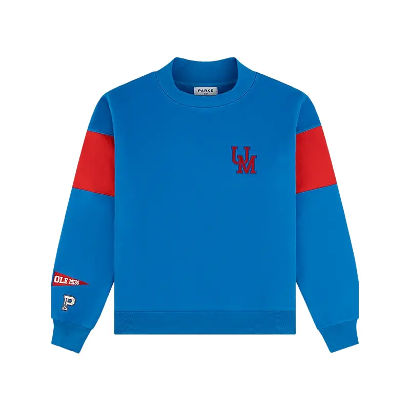 2026 Parke x ’47 Ole Miss Dark Blue Graphic Mockneck Sweatshirt