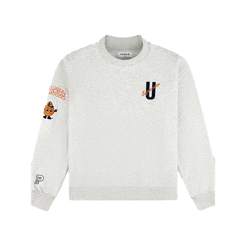 2026 Parke x ’47 Syracuse Grey Graphic Mockneck Sweatshirt