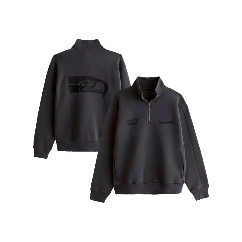 Seattle Seahawks Abercrombie & Fitch Half-Zip Sweatshirt