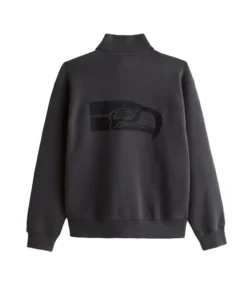 Seattle Seahawks Abercrombie & Fitch Half-Zip Sweatshirt - Image 3