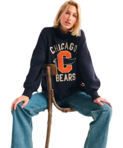 Abercrombie Bears Mock Neck Sweatshirt - Image 2