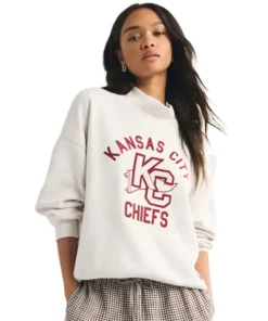 Abercrombie Chiefs Funnel-Neck Sweatshirt