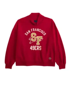 Abercrombie 49ers Funnel Neck Sweatshirt