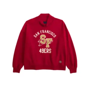 Abercrombie 49ers Funnel Neck Sweatshirt