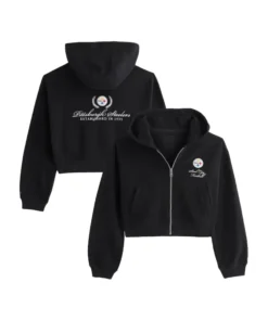 Abercrombie Steelers YPB On The Go 6AM Full-Zip Hoodie