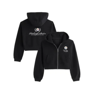 Abercrombie Steelers YPB On The Go 6AM Full-Zip Hoodie