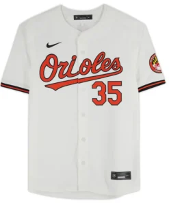 Alternative view of Adley Rutschman Baltimore Orioles Authentic White Nike Jersey