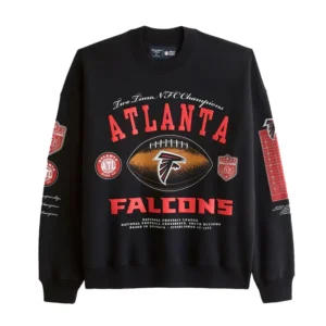 Atlanta Falcons Abercrombie & Fitch Black Sweatshirt