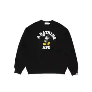 BAPE x Disney Mickey Mouse Crewneck Sweatshirt