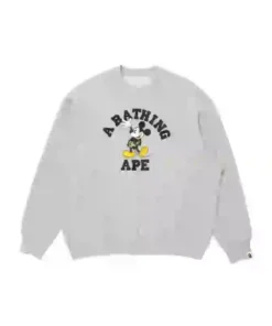 BAPE x Disney Mickey Mouse Crewneck Sweatshirt - Image 4