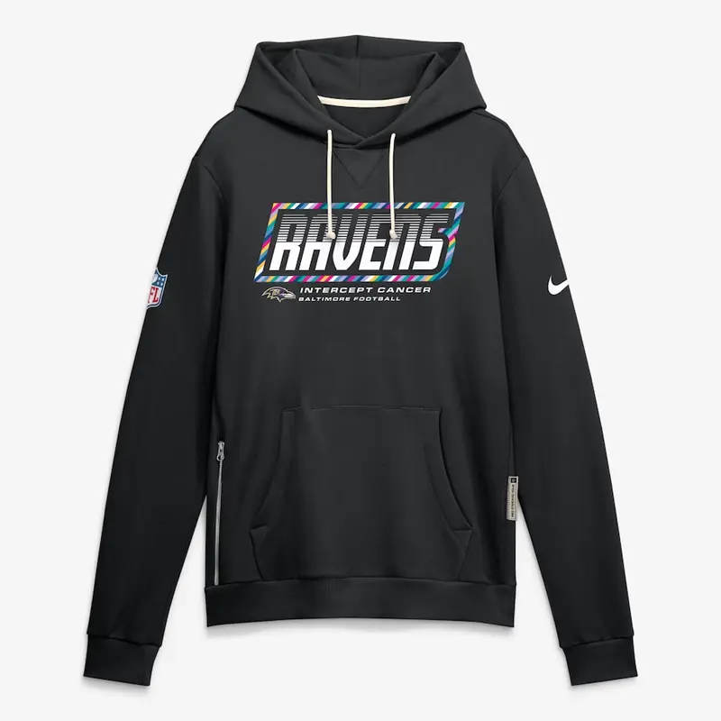 Baltimore Ravens Nike 2026 NFL Crucial Catch Hoodie