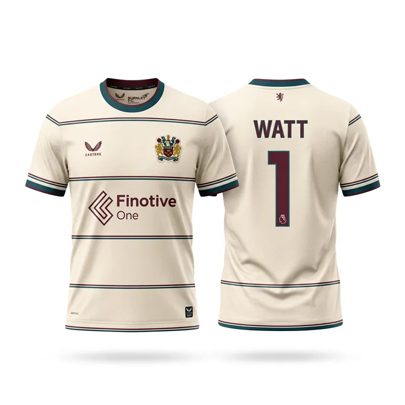 Burnley FC JJ Watt 1 2026-27 Away Castore Jersey