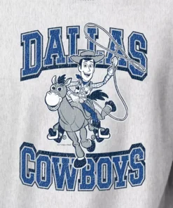 Dallas Cowboys Disney x Champion Woody Sweatshirt - Image 3