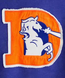 Alternative view of Denver Broncos Abercrombie & Fitch Popover Blue Hoodie