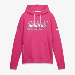 Denver Broncos Nike Pink 2026 NFL Crucial Catch Hoodie