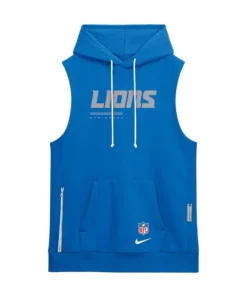 Detroit Lions 2026 Sideline Sleeveless Hoodie